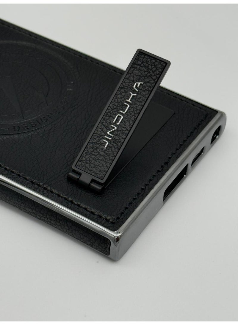 general JDK Luxury Leather Magnetic Kickstand Case for SAMSUNG S24 Ultra – Slim Shockproof Protective Cover with Foldable Stand - Image 4